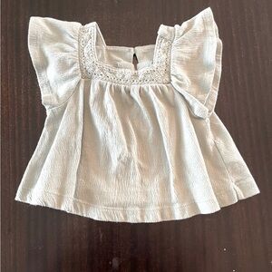 Carters Girls mint green blouse